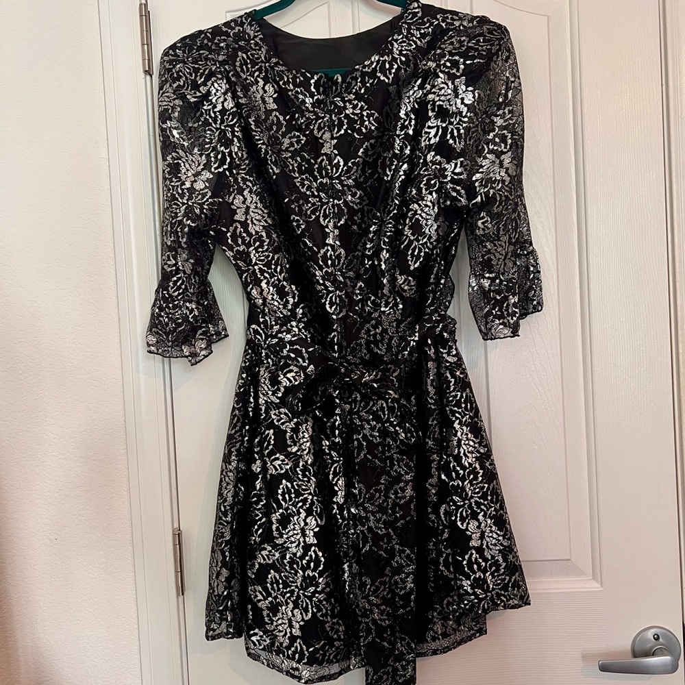 Vampire’s Wife and H&M collab! Black and Silver Embellished Cocktail Dress